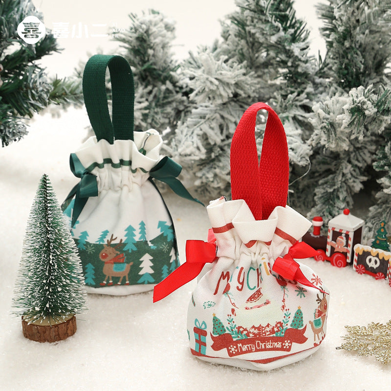 Wholesale Christmas Eve gift bag apple bag